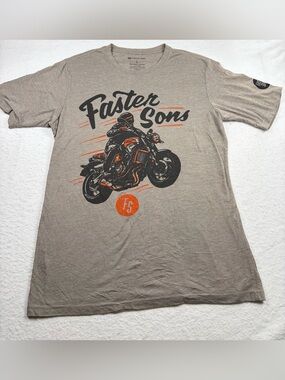 US‎ Yamaha Faster Sons Short Sleeve Cycle Tee Size L